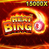 Heat Bingo glowing ball draw card game icon on gcash game